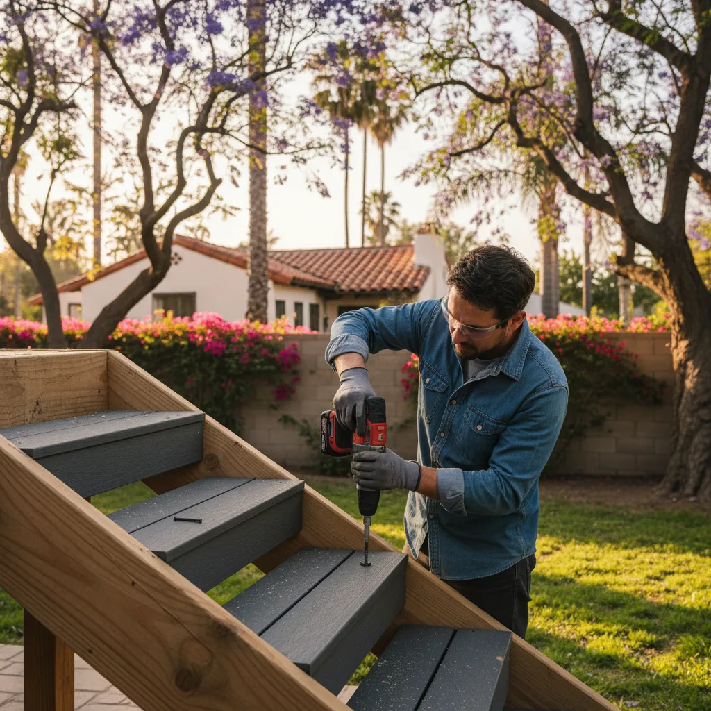 composite deck installation project 3 in Van Nuys