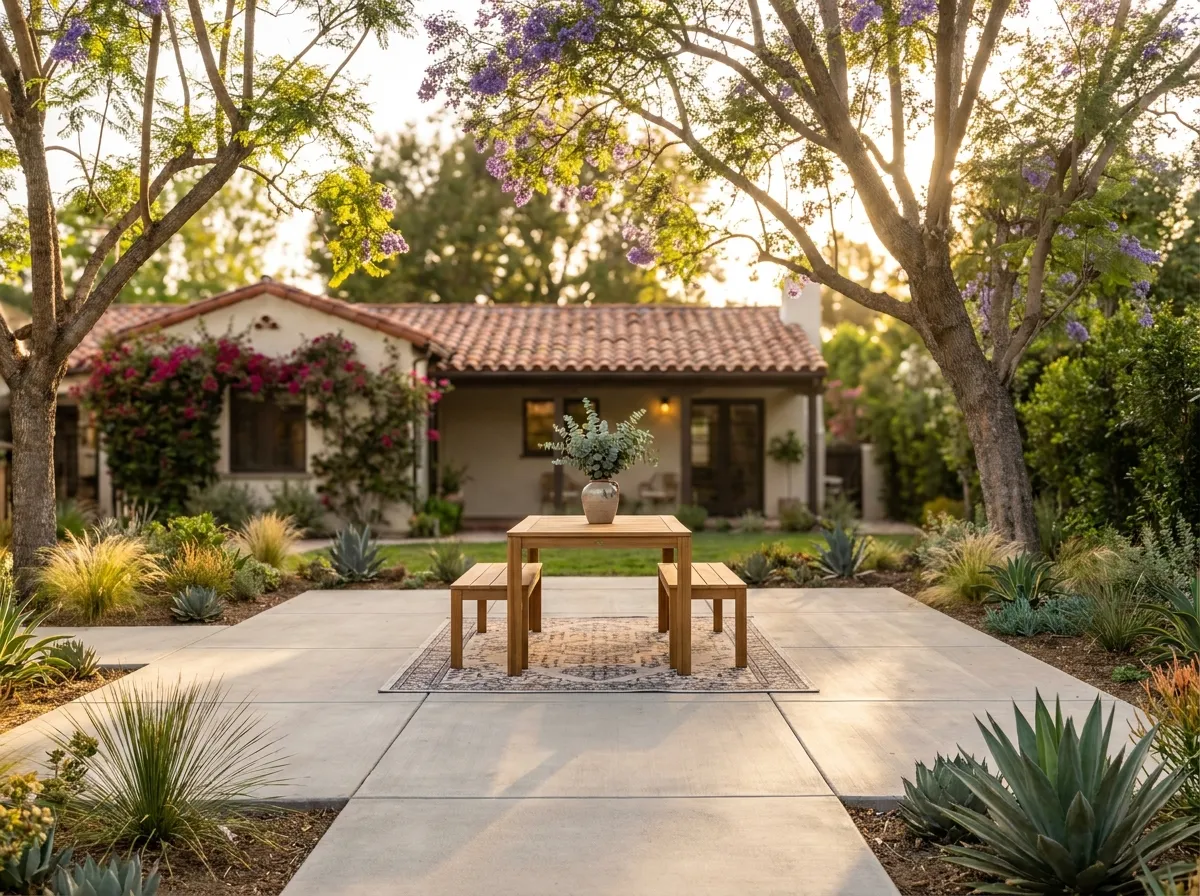 concrete patio installation project 4 in Van Nuys