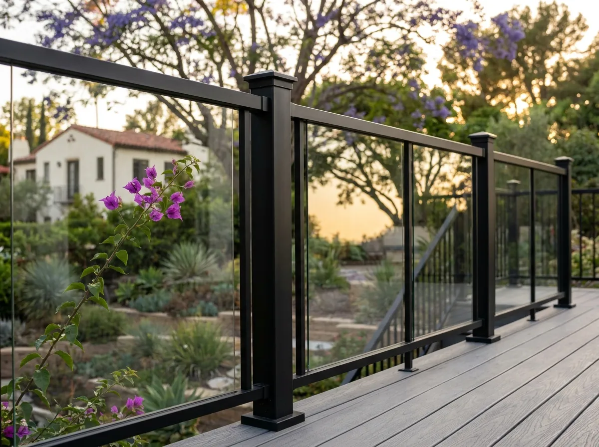 deck railing installation project 4 in Van Nuys