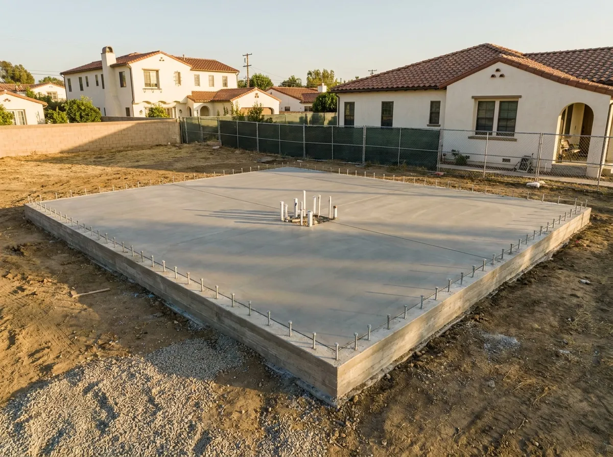 foundation construction project 4 in Van Nuys