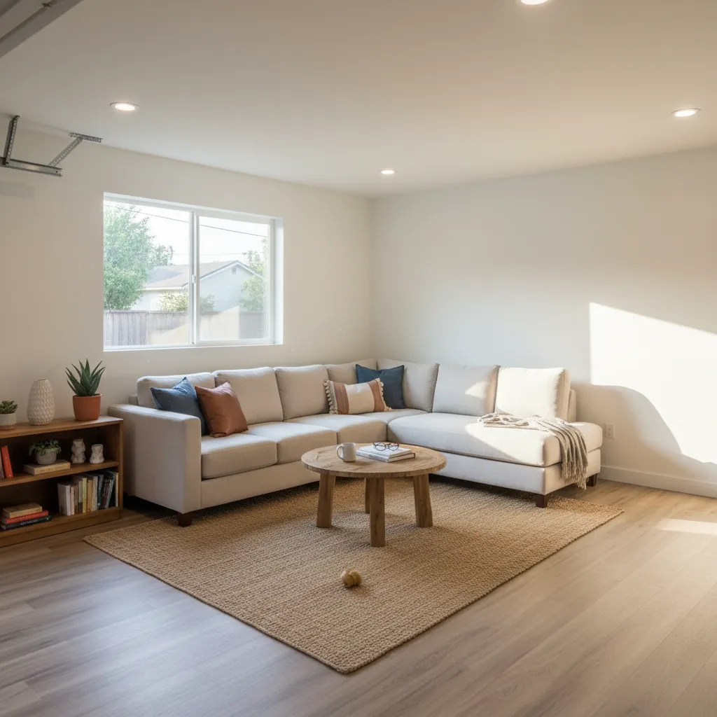 garage conversion to living space project 2 in Van Nuys