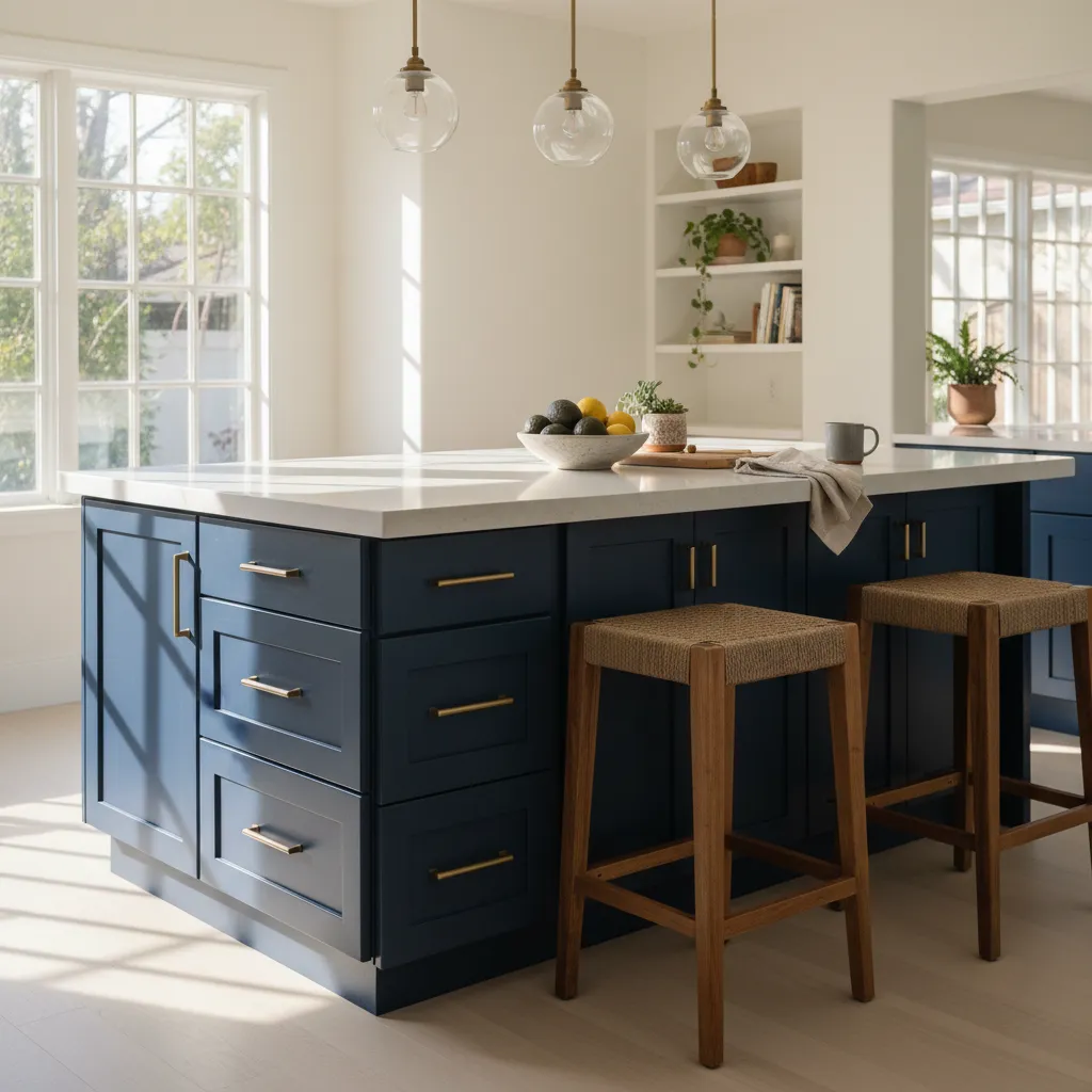 kitchen island installation project 2 in Van Nuys