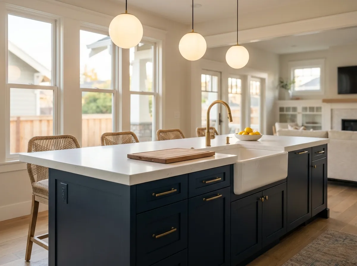 kitchen island installation project 4 in Van Nuys
