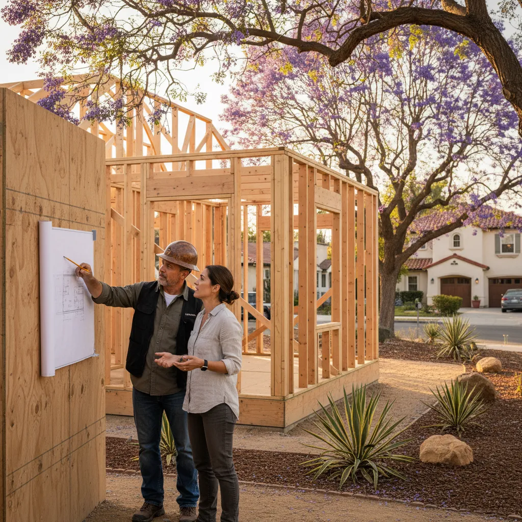 new build construction project 1 in Van Nuys