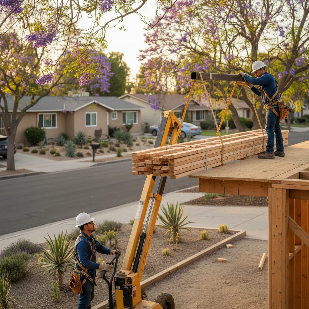 new build construction project 3 in Van Nuys