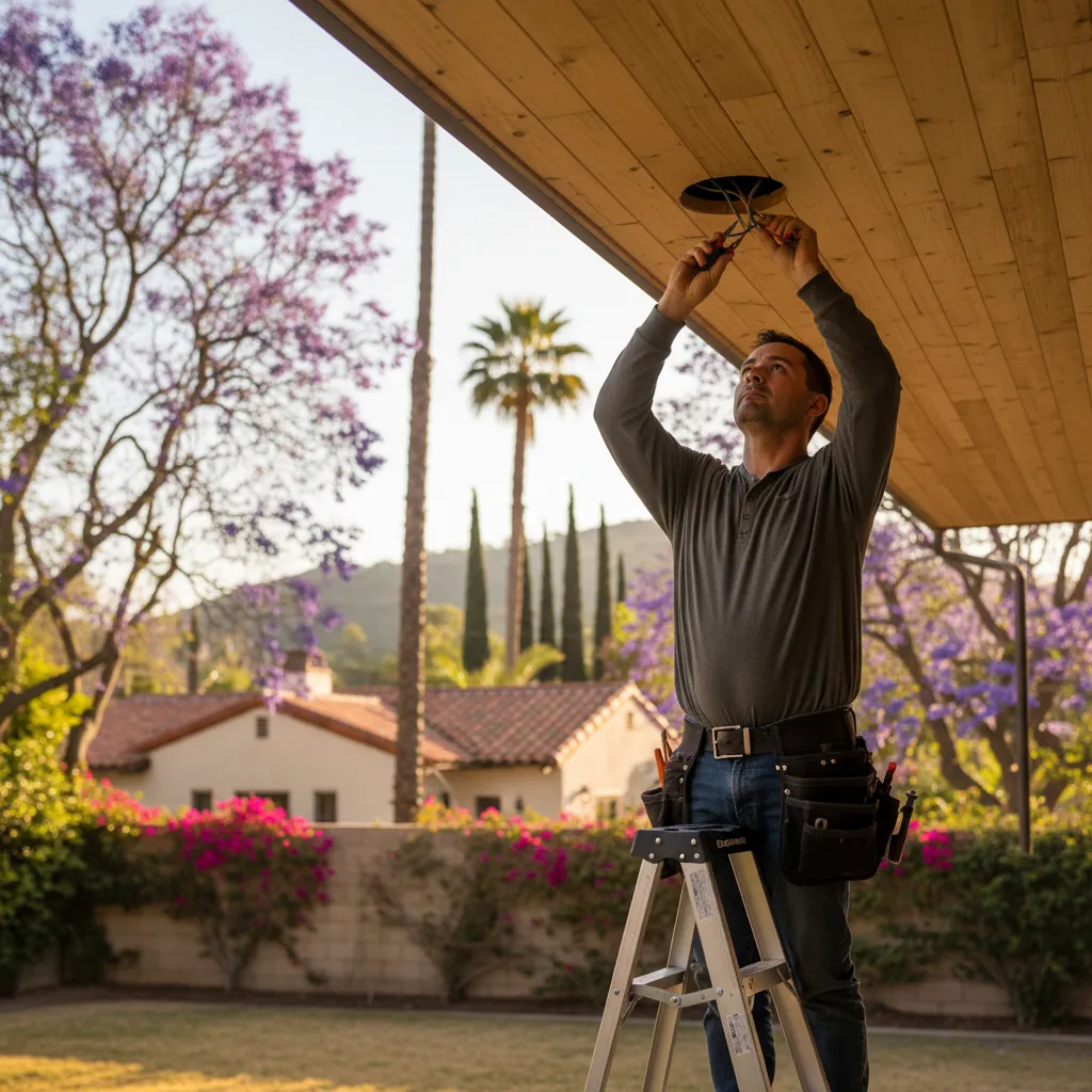 patio cover construction project 3 in Van Nuys