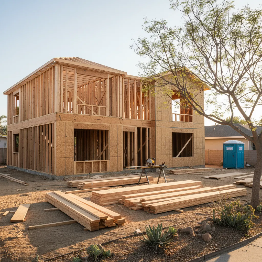 residential construction project 2 in Van Nuys