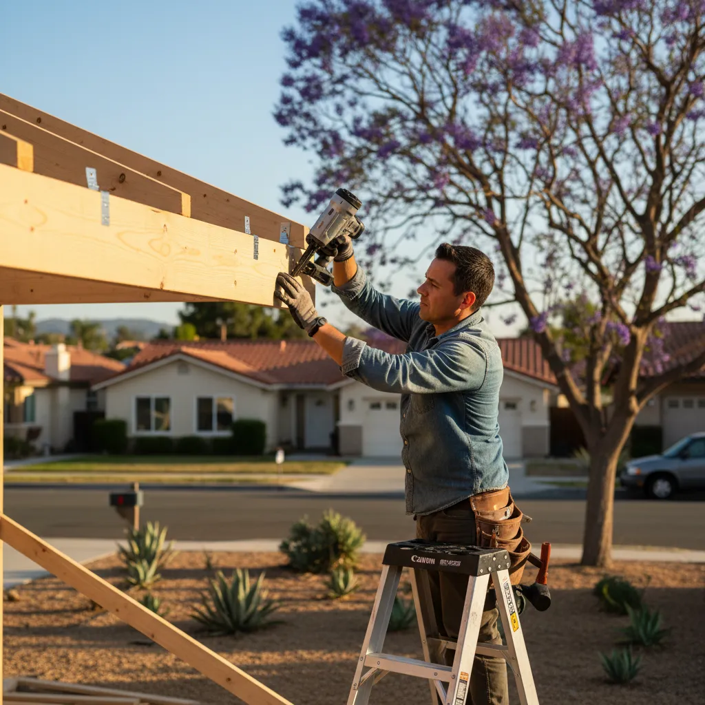 structural framing project 3 in Van Nuys