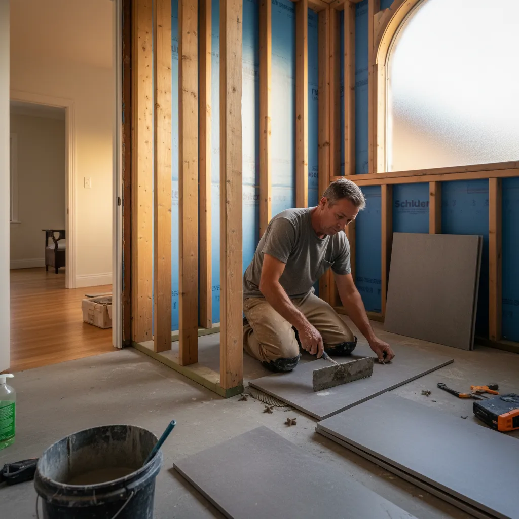 walk in shower conversion project 1 in Van Nuys