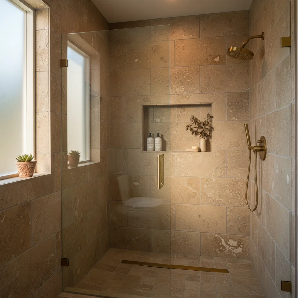 walk in shower conversion project 2 in Van Nuys
