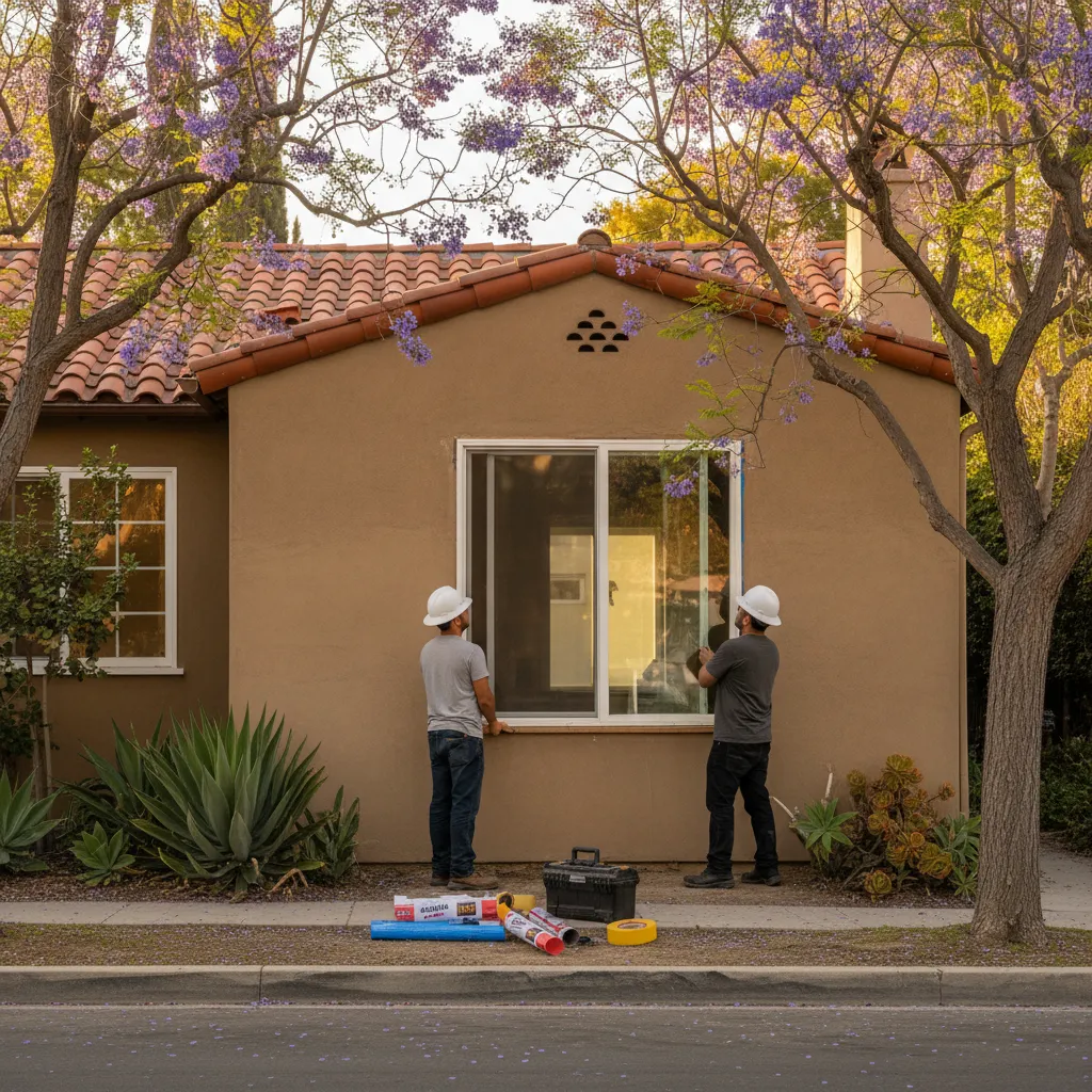 window replacement project 1 in Van Nuys